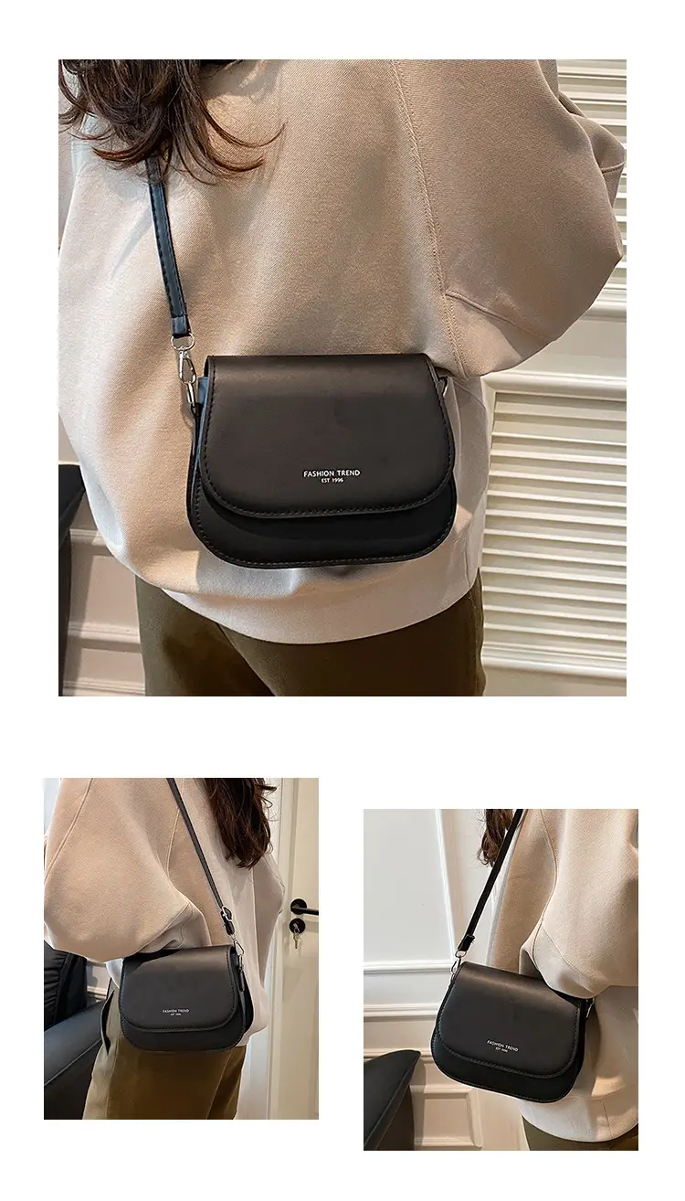 Small Black Shoulder Crossbody Bag for Women 2024 Winter — feature 23