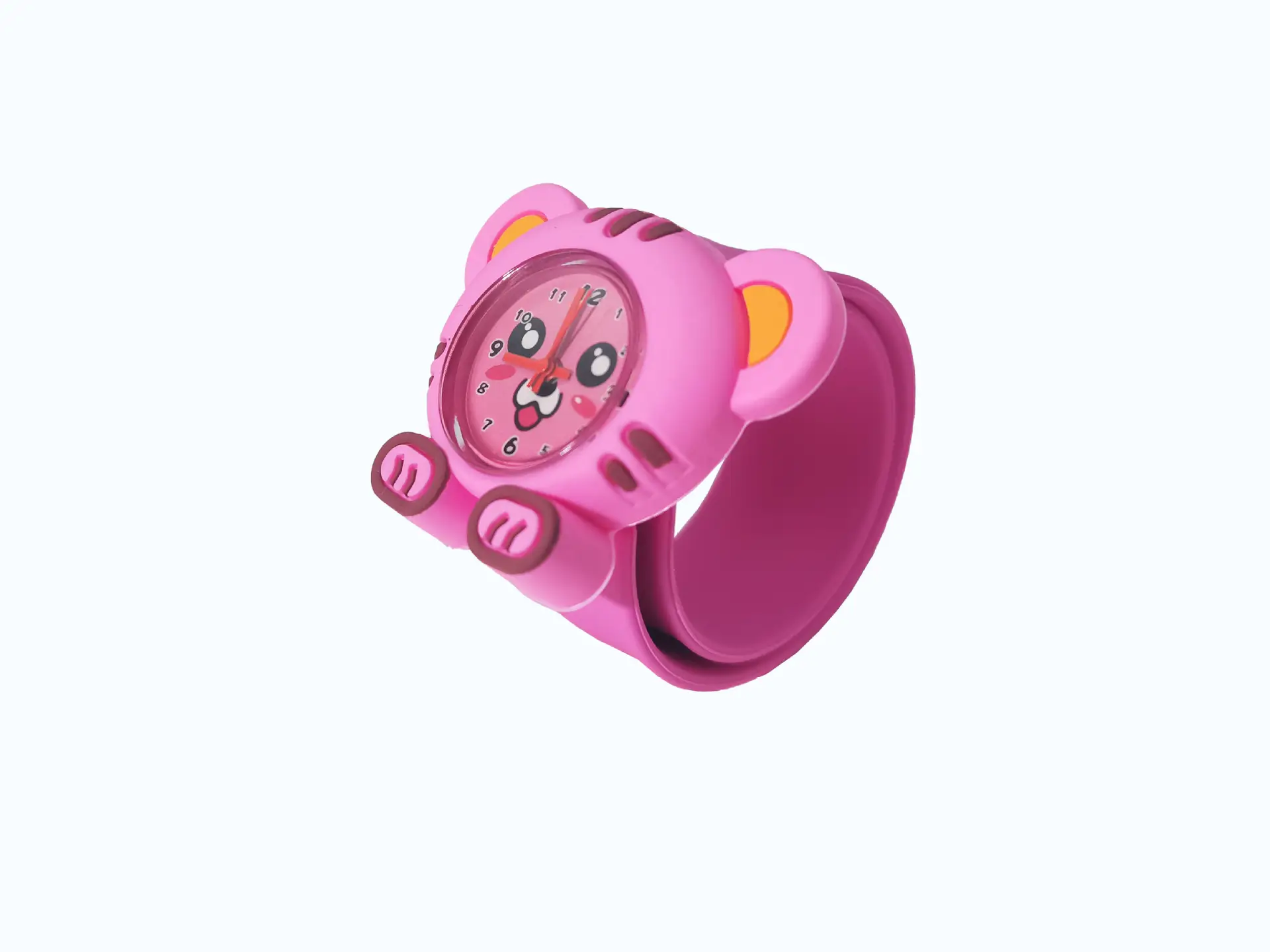 Pink Pig Design Slap Watch for Kids Primary School