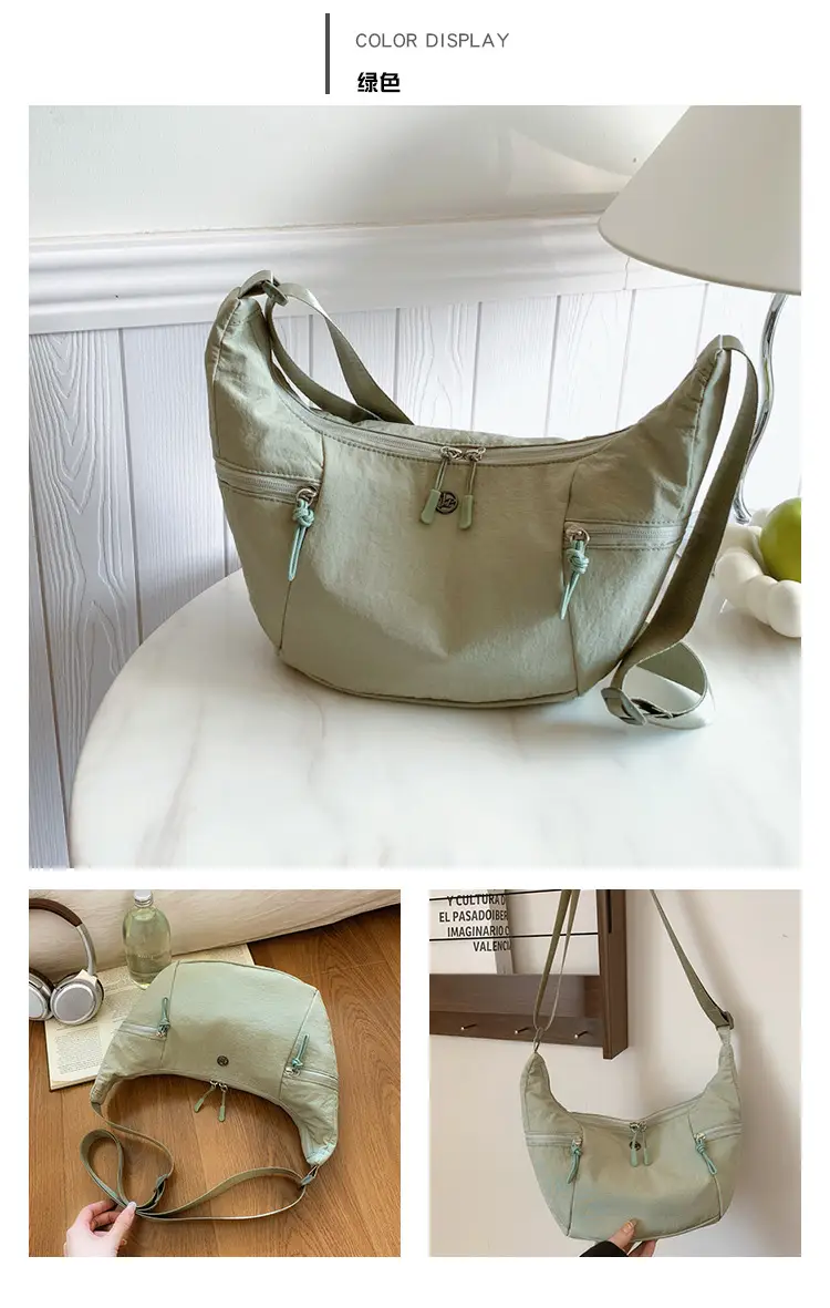 Green Shoulder Crossbody Bag for Women New Casual All-match — feature 11