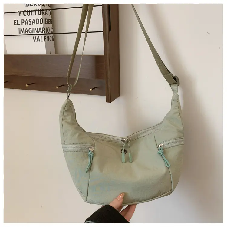 Green Shoulder Crossbody Bag for Women New Casual All-match — feature 17