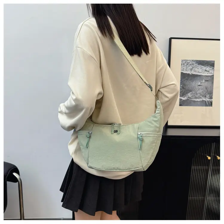 Green Shoulder Crossbody Bag for Women New Casual All-match — feature 31