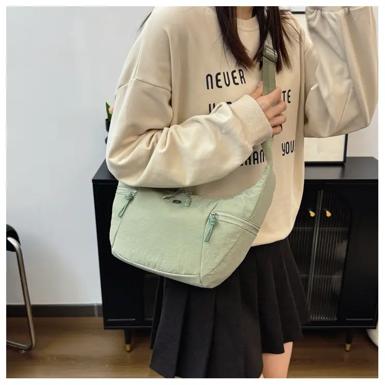 Green Shoulder Crossbody Bag for Women New Casual All-match — feature 32