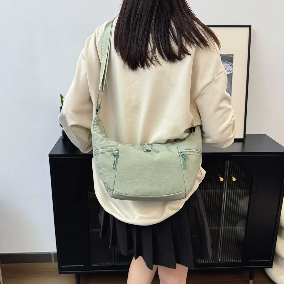 Green Shoulder Crossbody Bag for Women New Casual All-match - Image 3