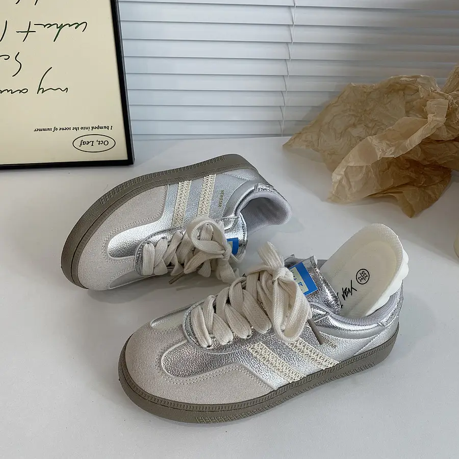 Korean Style Pink Sneakers All Match Summer - Image 7