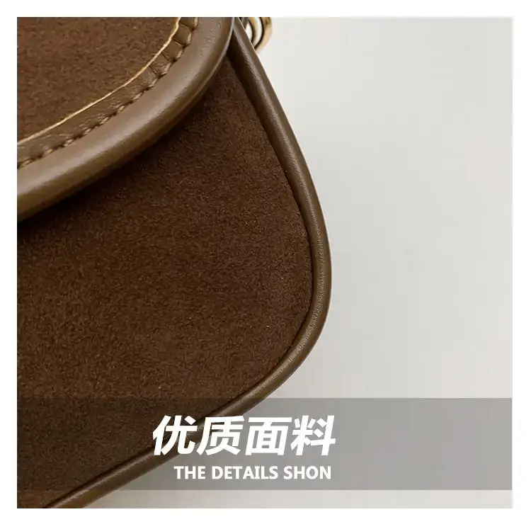 Vintage Frosted Leather Shoulder Bag Women 2024 New — feature 5