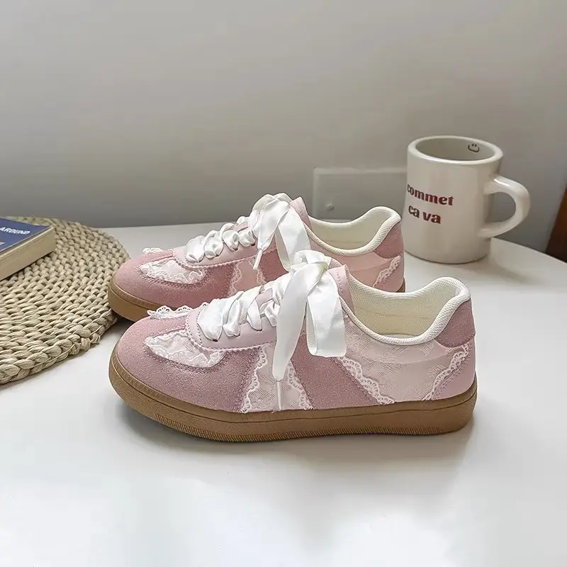 Thick-Soled White Shoes for Women 2025 New Autum Thick-Soled Heightening Versatile Casual Sports Sneakers Lightweight Breathable Sneakers — feature 4