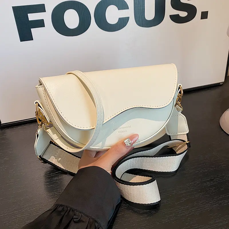 Black Textured Crossbody Bag for Women 2024 - Image 2