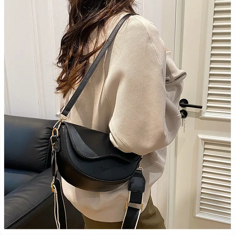 Black Textured Crossbody Bag for Women 2024 — feature 24