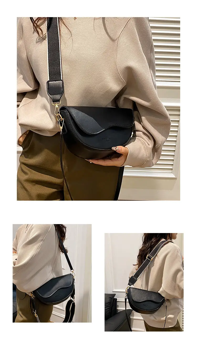 Black Textured Crossbody Bag for Women 2024 — feature 28