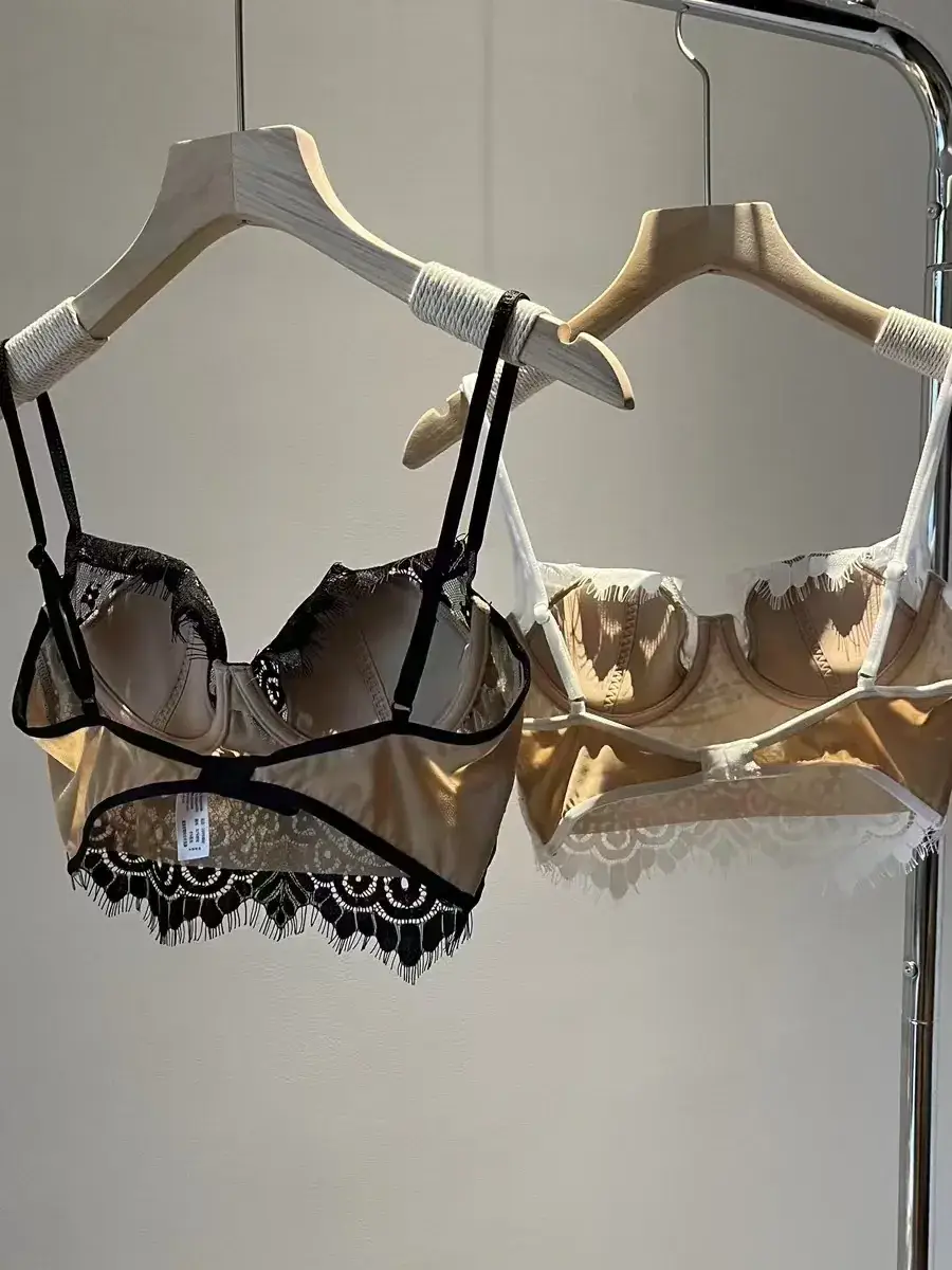 Black Lace Underwear Women Small Chest Slimming — feature 16