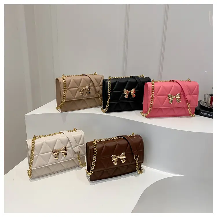 Pink Quilted Chain Shoulder Bag for Women 2025 — feature 27