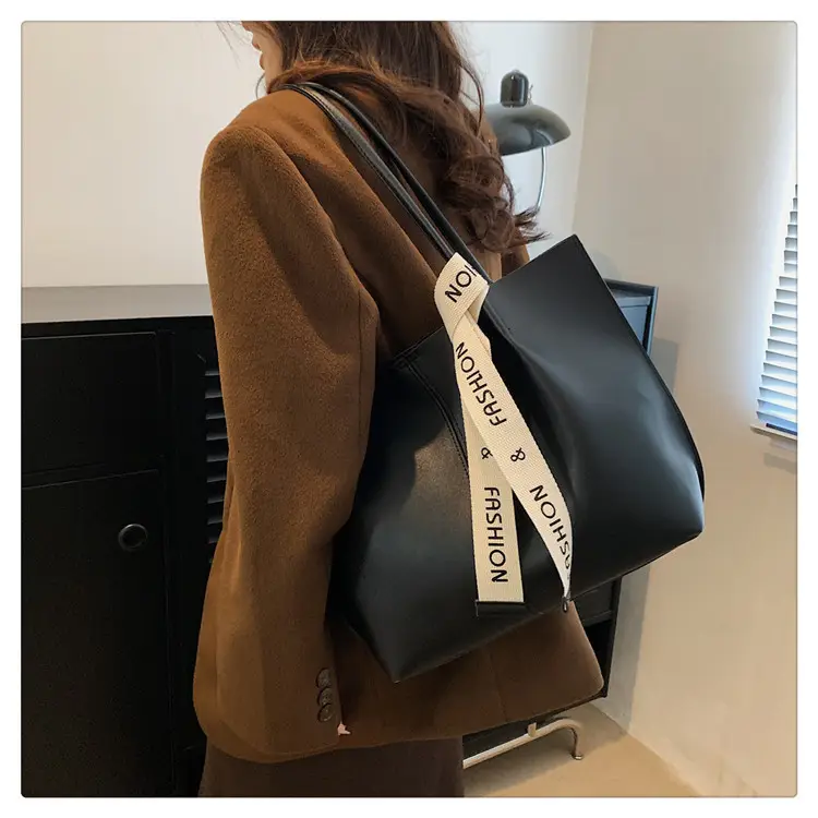 Large Capacity Women's Brown Shoulder Tote Bag — feature 20