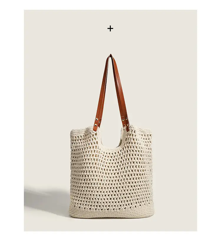 Women's Handmade Woven Beach Bag Large Capacity — feature 14