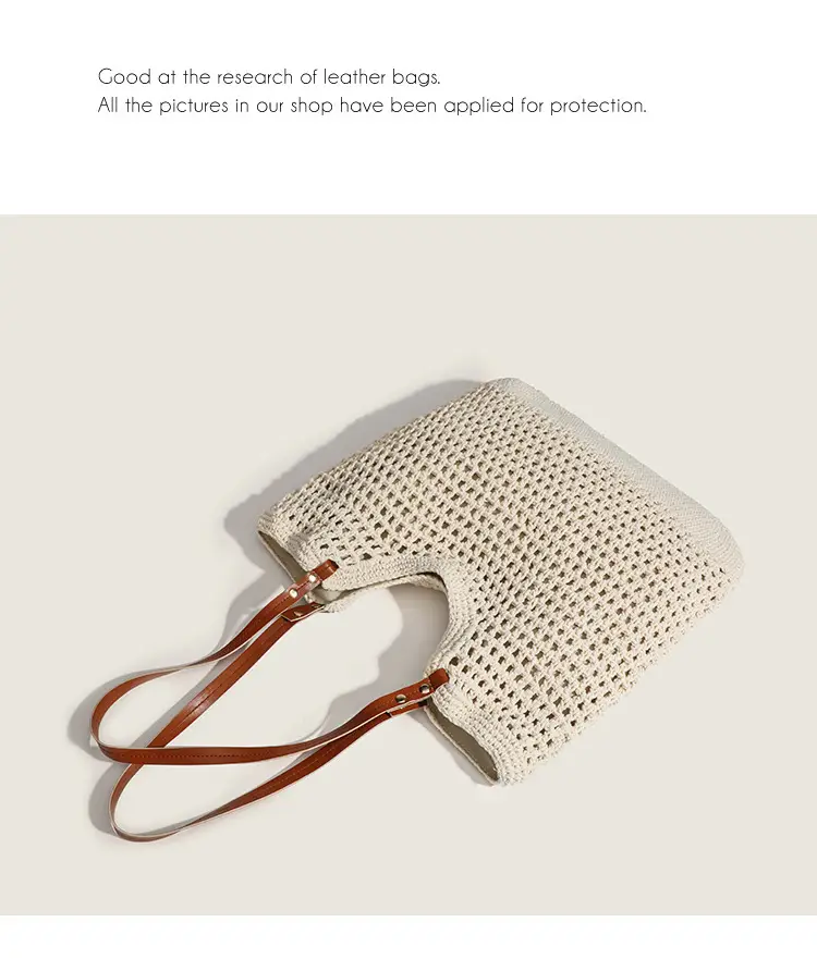 Women's Handmade Woven Beach Bag Large Capacity — feature 15