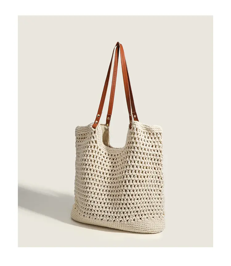 Women's Handmade Woven Beach Bag Large Capacity — feature 19