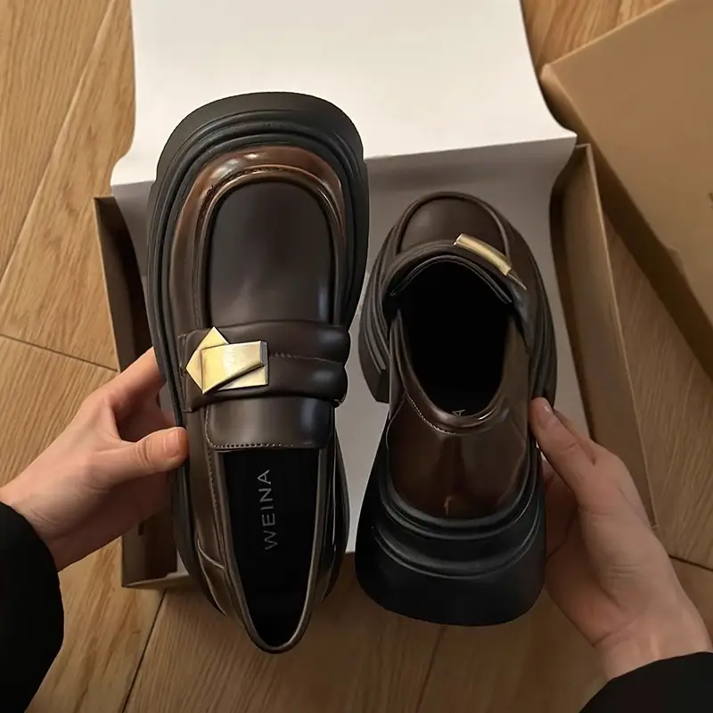 British Style Mary Jane Leather Shoes for Women 2025