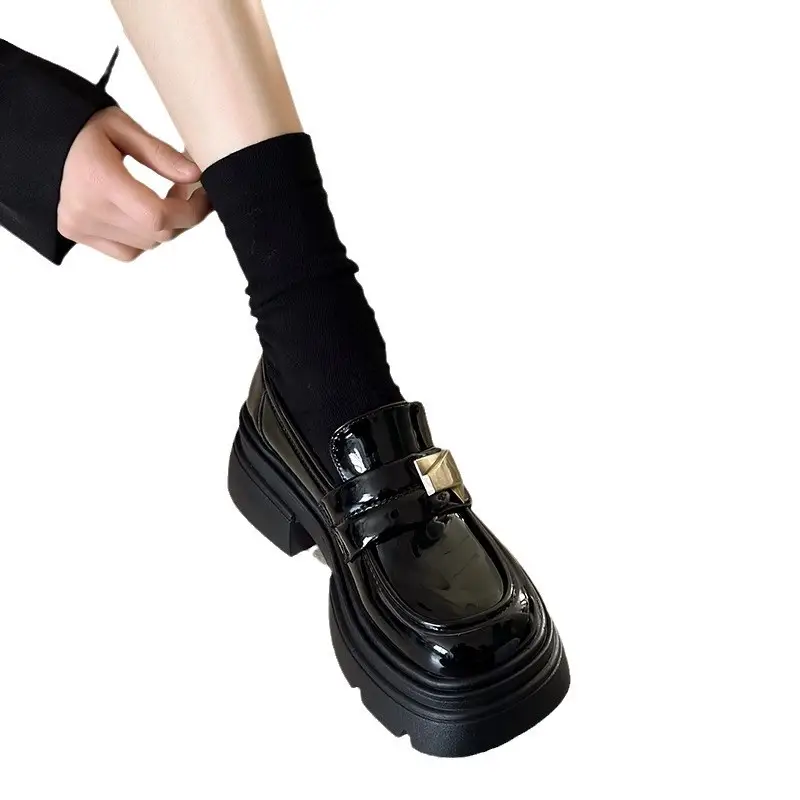 British Style Mary Jane Leather Shoes for Women 2025