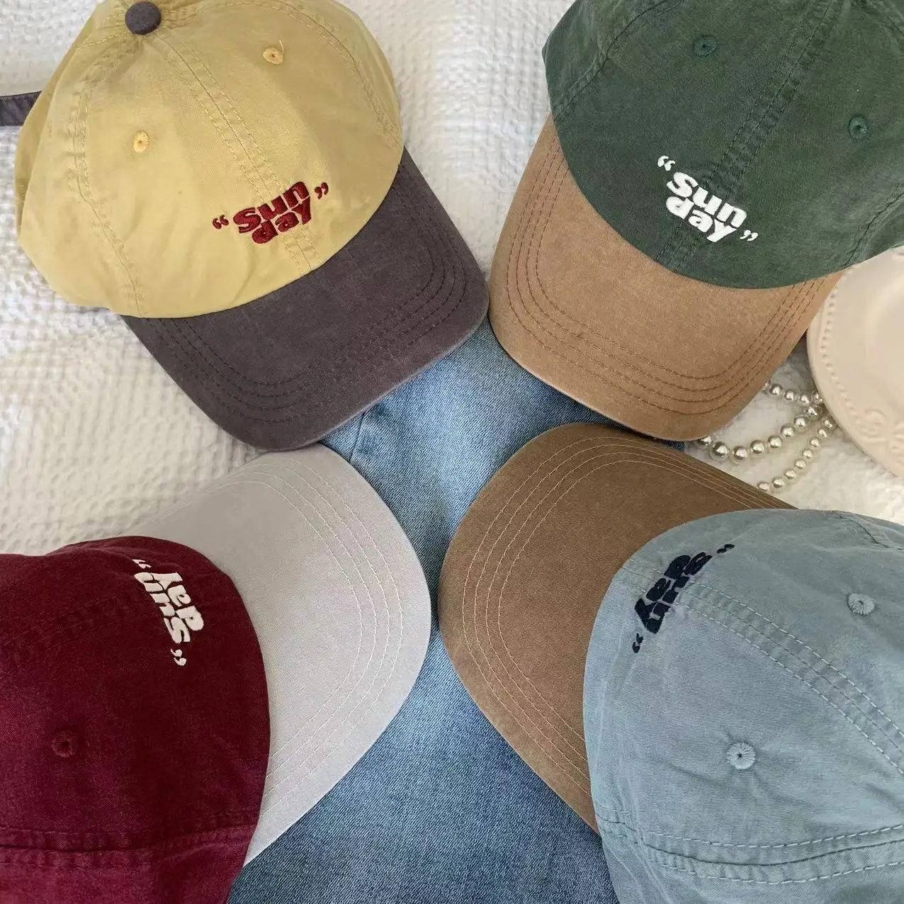 Vintage Retro Baseball Caps for Women & Men
