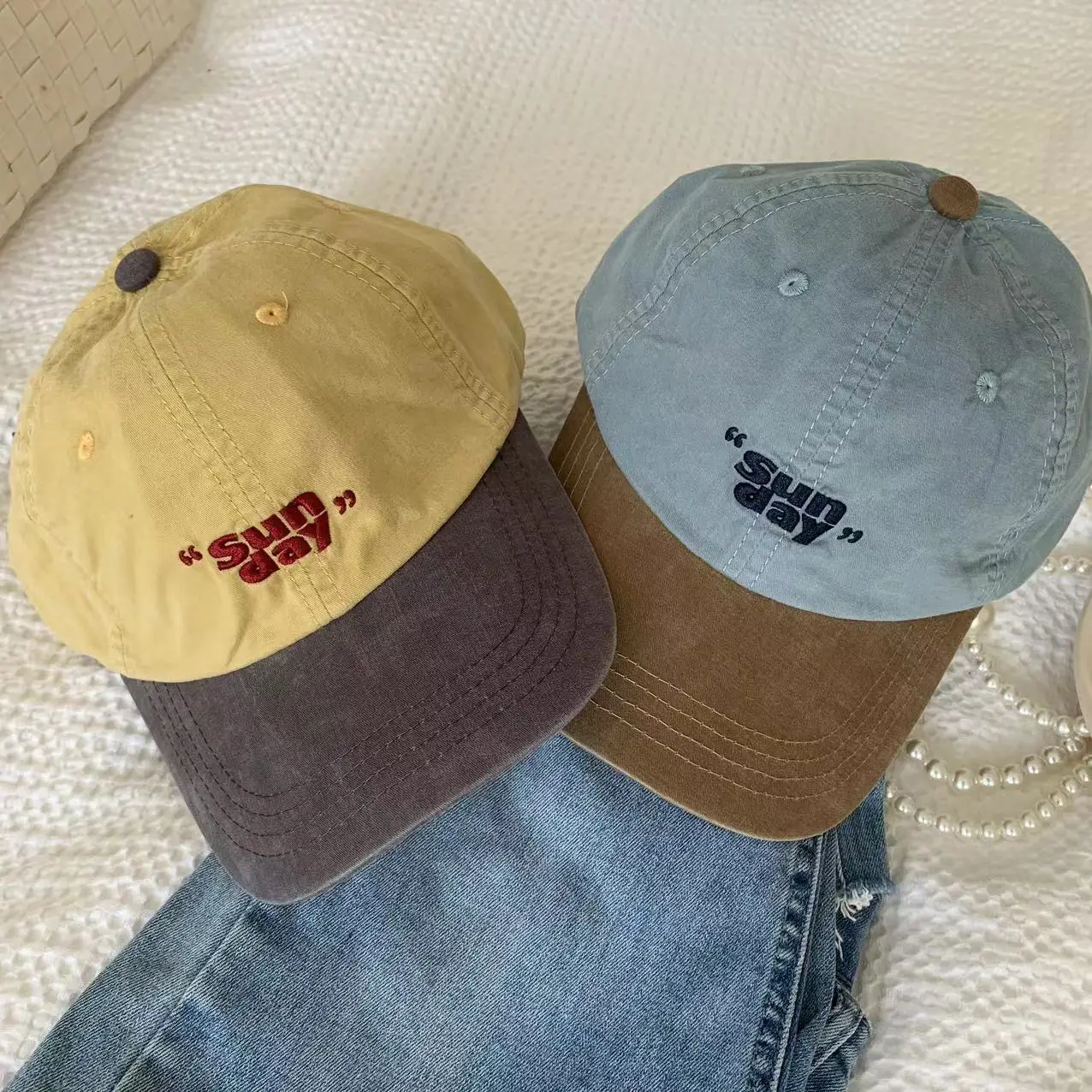 Vintage Retro Baseball Caps for Women & Men
