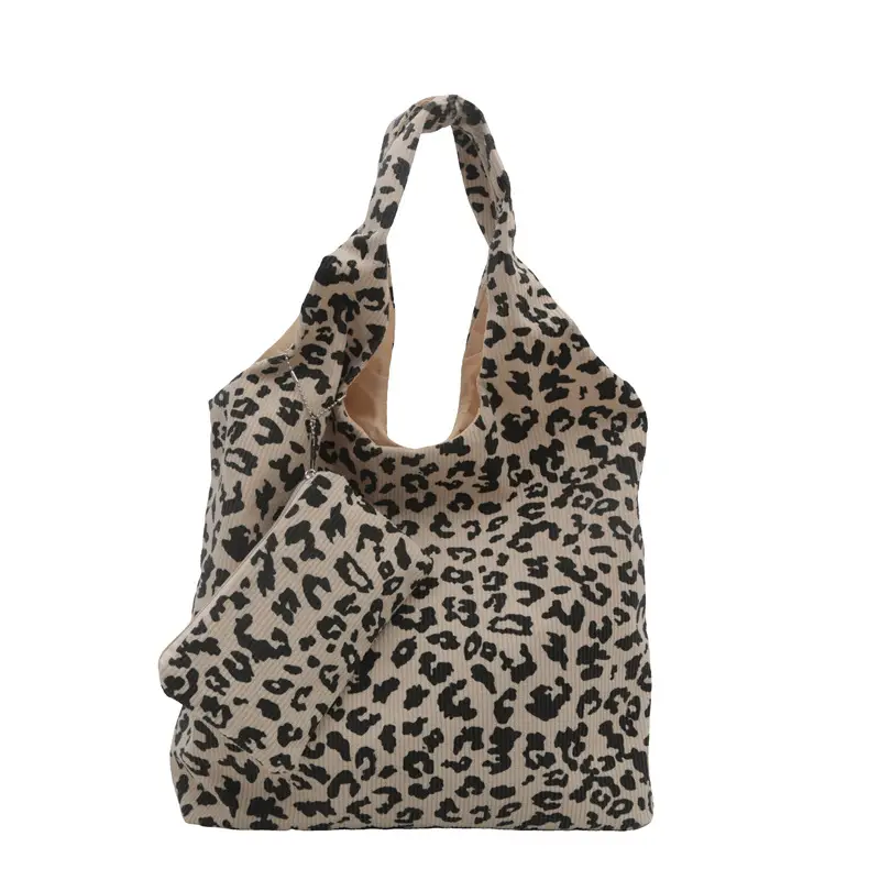 Leopard Print Shoulder Bag Women Large Capacity Lazy Style - Image 8