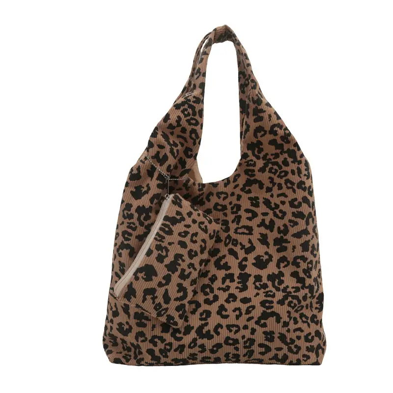 Leopard Print Shoulder Bag Women Large Capacity Lazy Style - Image 2