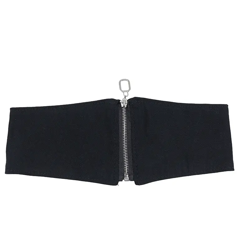 Women's Black Floral Elastic Waist Belt with Lace Up - Image 6