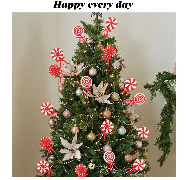 Christmas Lolliputs Decor Red White Big Stick Candy — feature 1