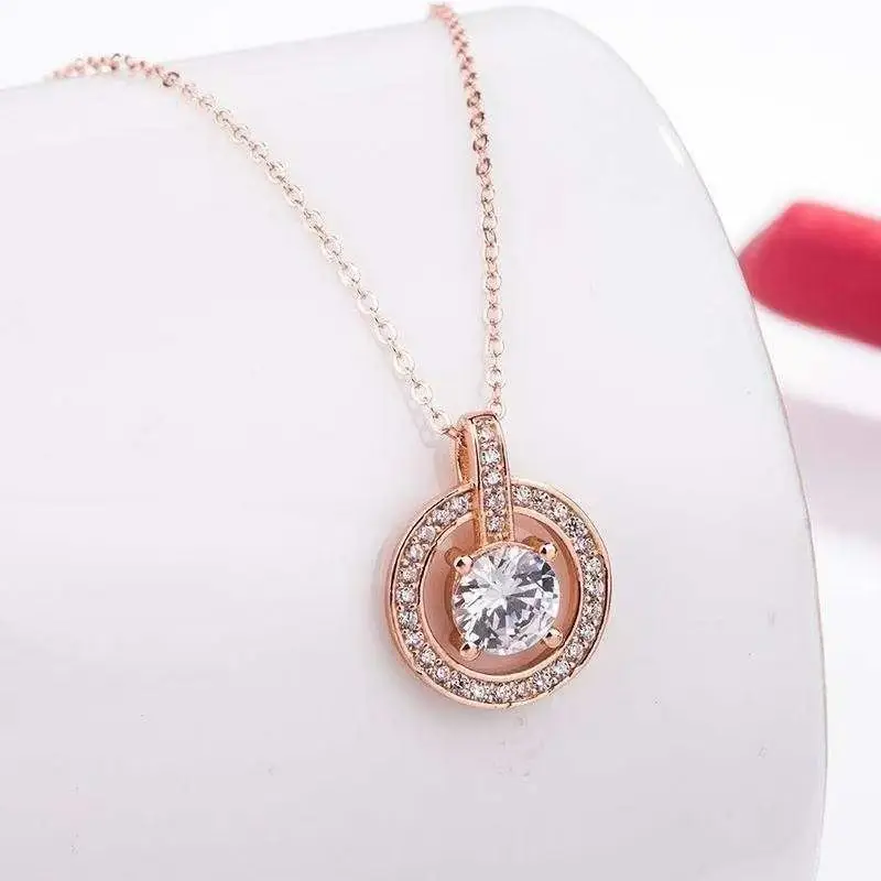 Mingjie Zircon Pendant Necklace for Women