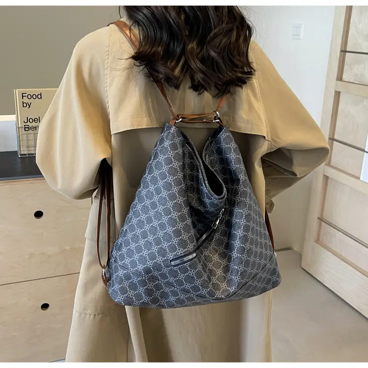 French Style Women's Grey Crossbody Tote Bag 2024 — feature 16
