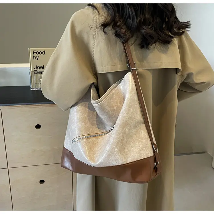 French Style Women's Grey Crossbody Tote Bag 2024 — feature 19