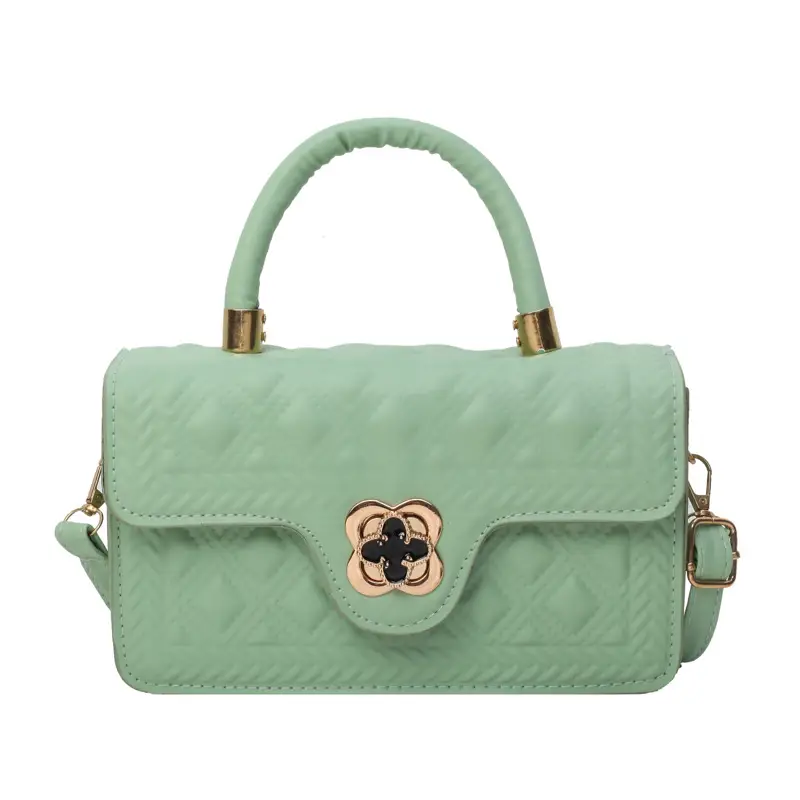 Women's Mint Green Rhombic Shoulder Bag 2024 - Image 10