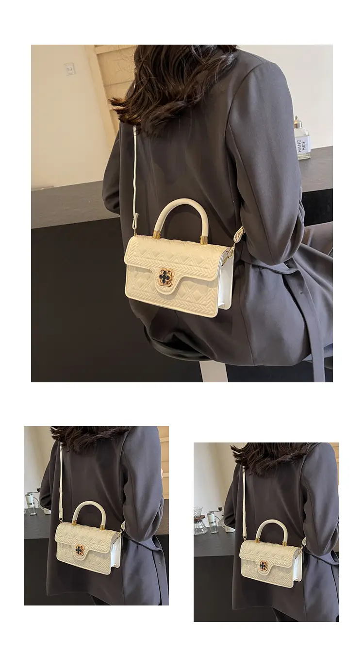 Women's Mint Green Rhombic Shoulder Bag 2024 — feature 27