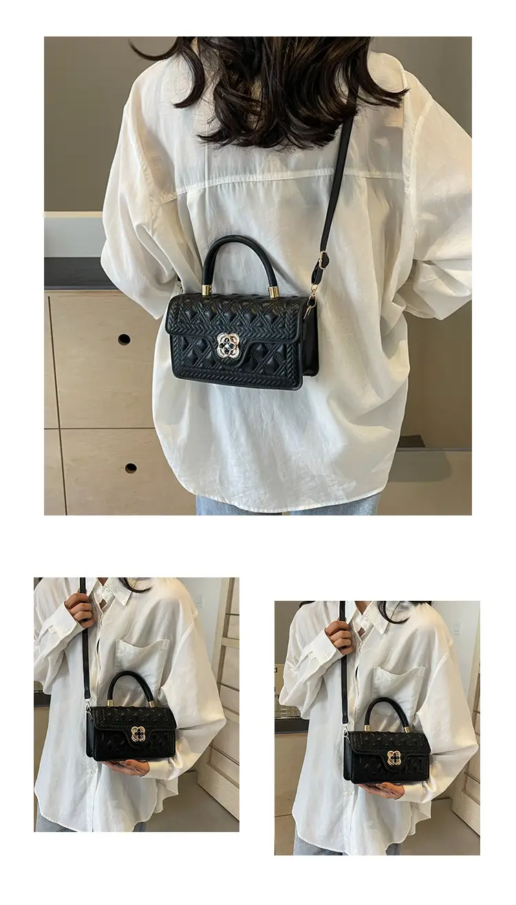 Women's Mint Green Rhombic Shoulder Bag 2024 — feature 28