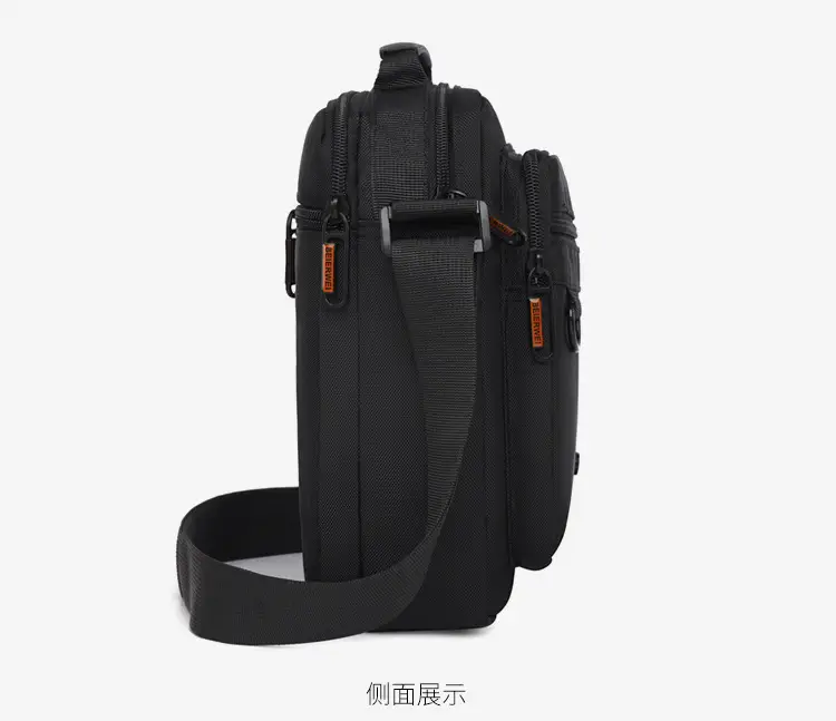 Men's Oxford Cloth Shoulder Bag Black 2024 — feature 29