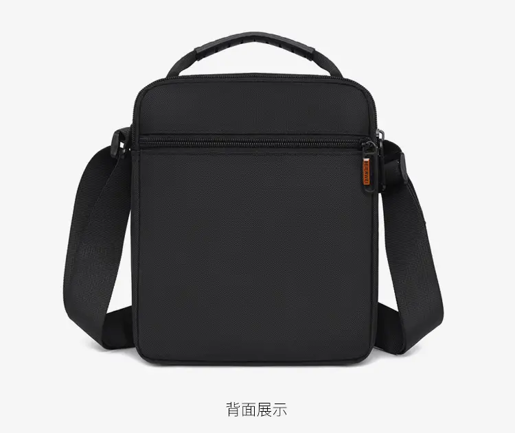 Men's Oxford Cloth Shoulder Bag Black 2024 — feature 30