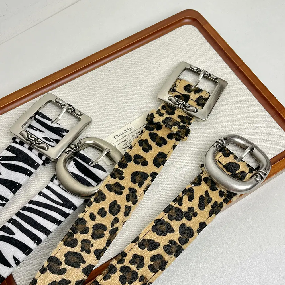 Punk Leopard Belt for Women Retro Niche Design - Image 8