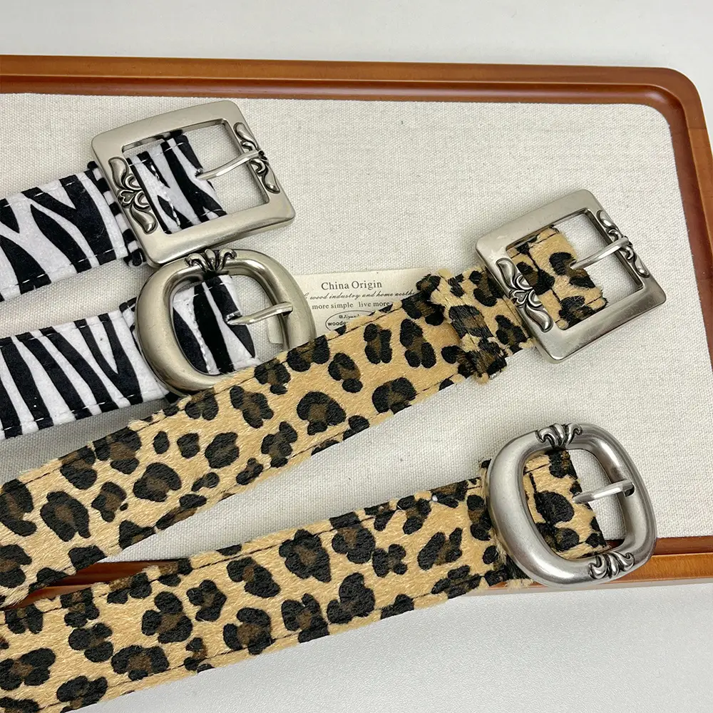 Punk Leopard Belt for Women Retro Niche Design — feature 7