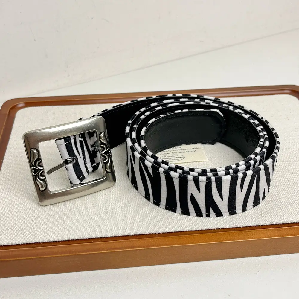 Punk Leopard Belt for Women Retro Niche Design - Image 3