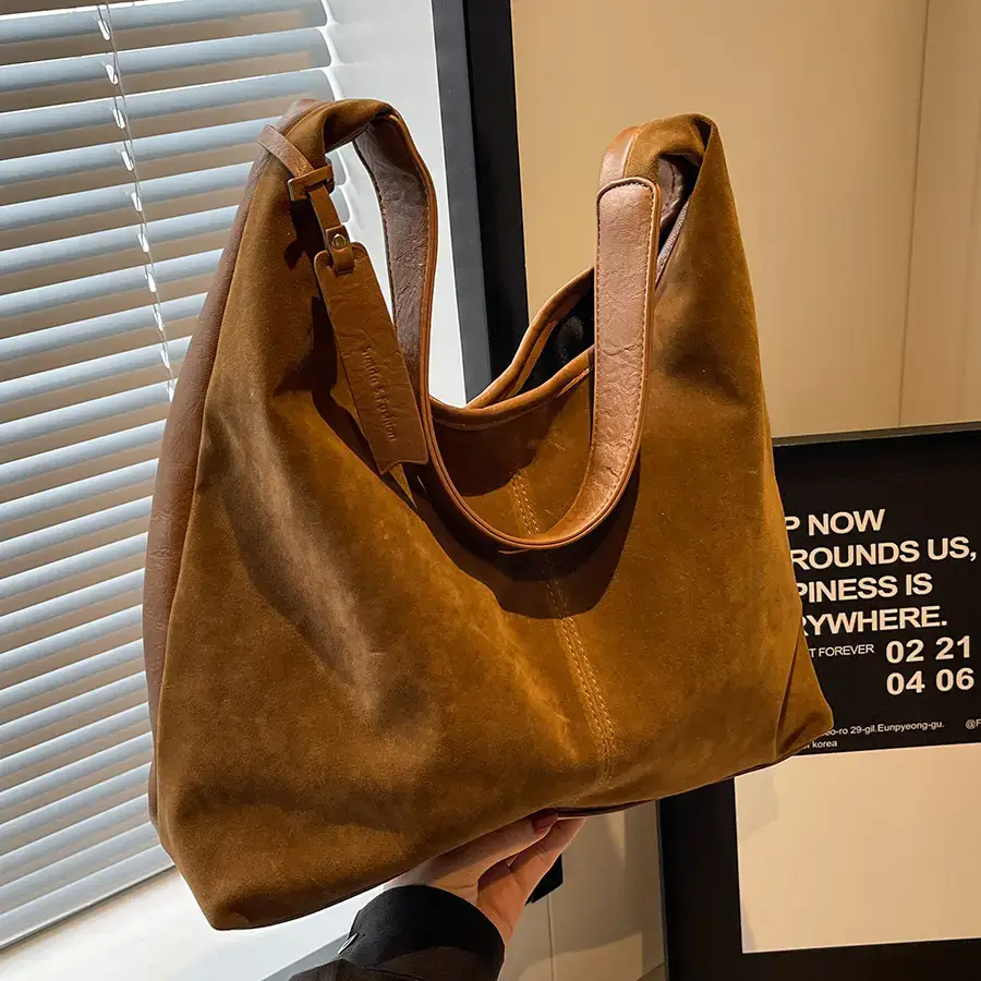 Women's Retro Casual Shoulder Bag Brown 2024 - Image 5