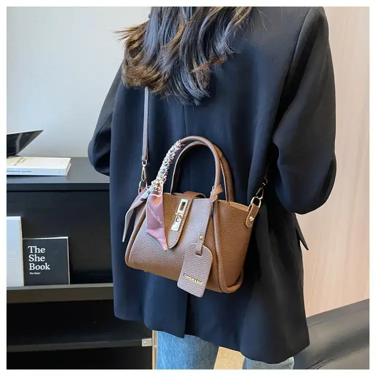 Vintage Wings Handbag with Silk Scarf & Shoulder Crossbody — feature 19
