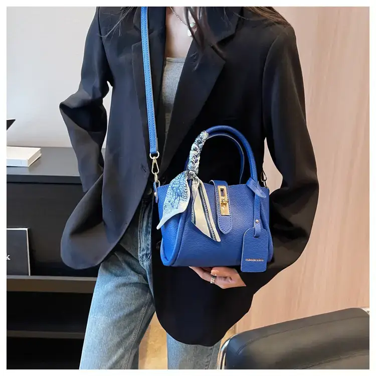Vintage Wings Handbag with Silk Scarf & Shoulder Crossbody — feature 21