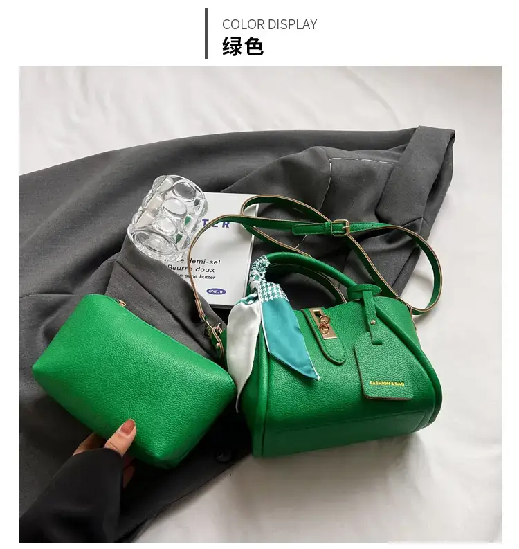 Vintage Wings Handbag with Silk Scarf & Shoulder Crossbody — feature 32