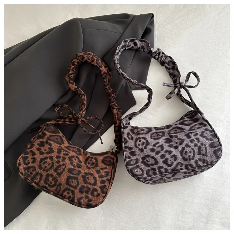 Leopard Print Shoulder Bag Brown 2024 Autumn Winter — feature 21