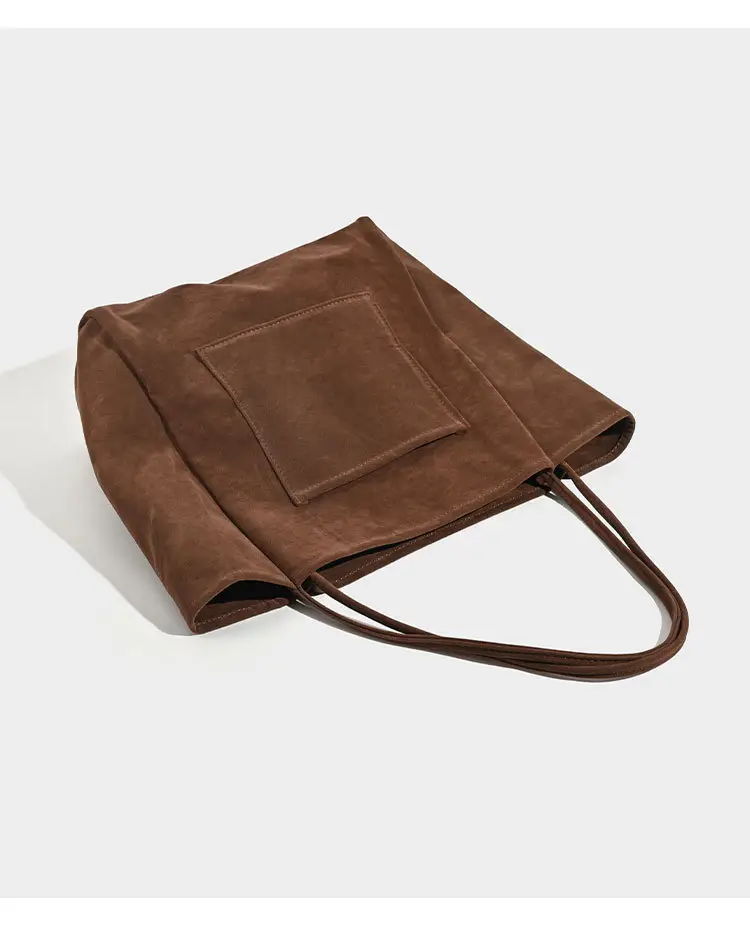 Large Capacity Suede Shoulder Bag for Women — feature 17