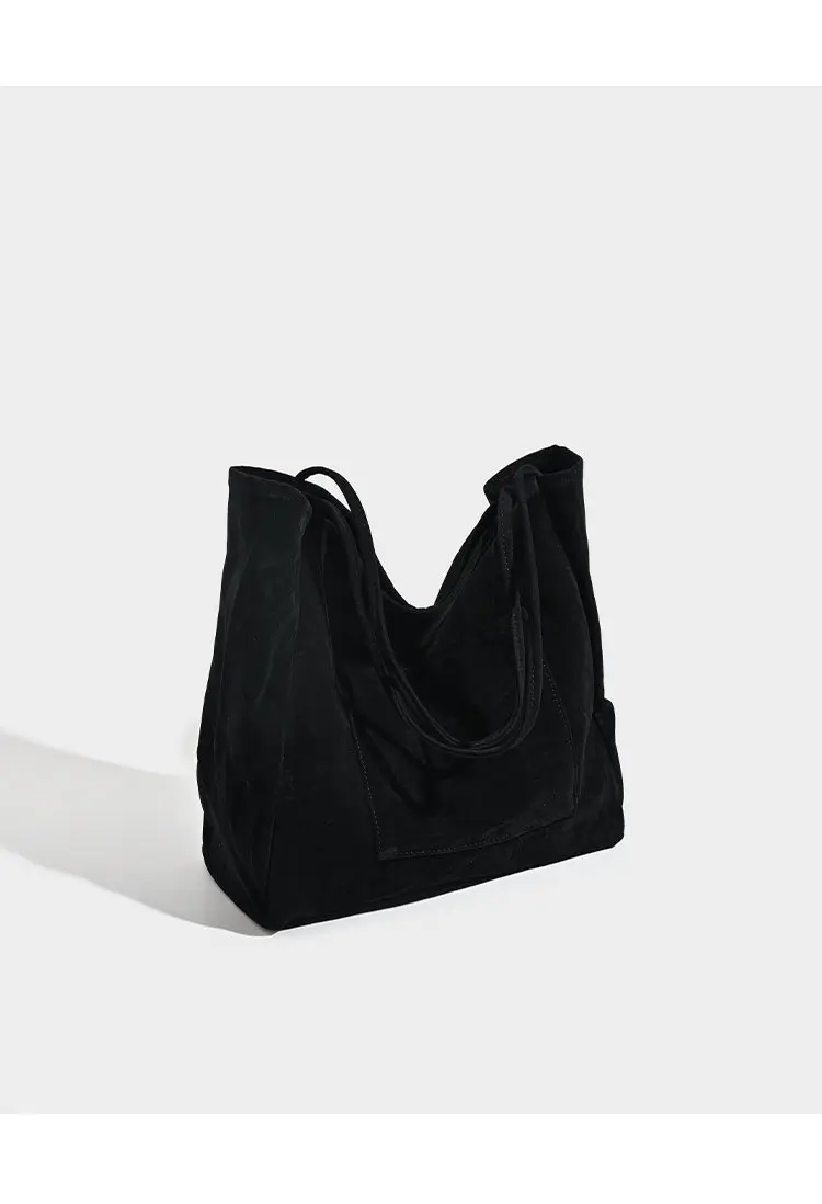 Large Capacity Suede Shoulder Bag for Women — feature 20