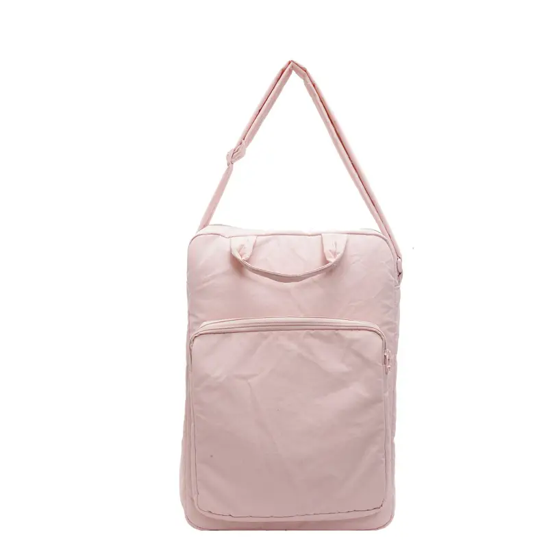 Women's Black Nylon Commuter Bag Large Capacity - Image 3