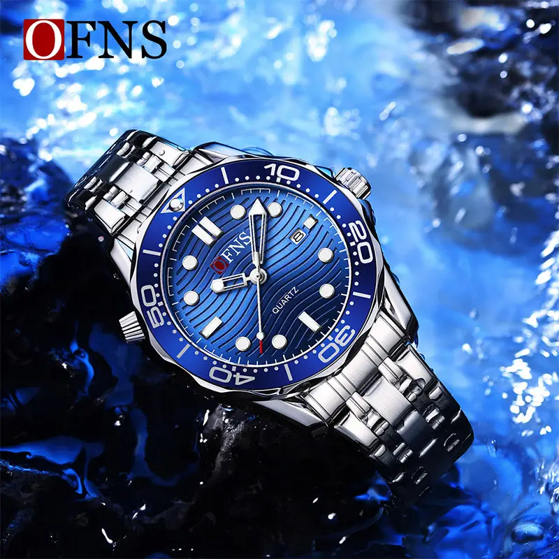 Men's Black Rubber Strap Aquathermatic Watch - Image 6