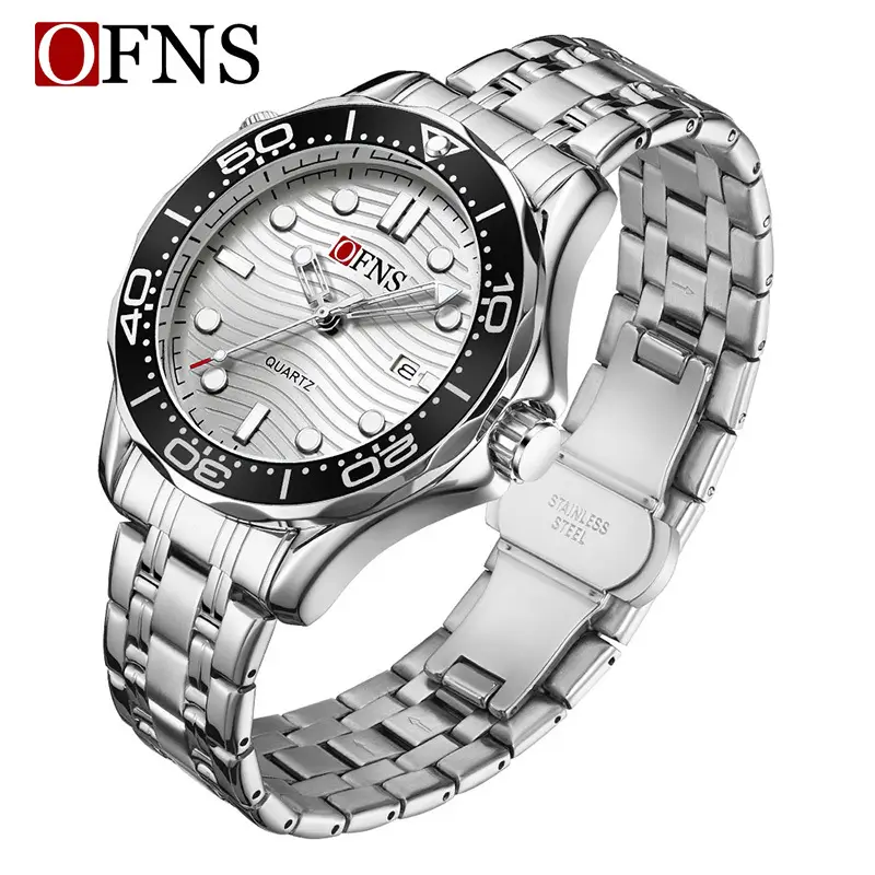 Men's Black Rubber Strap Aquathermatic Watch - Image 8