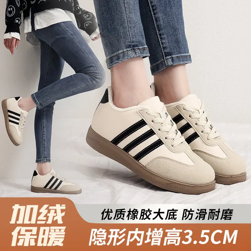 Winter New Cotton Shoes Soft Sole Non-slip Women's Casual Shoes fleece-lined Thickened Warm sneaker Comfortable All-match Cotton Shoes - Image 5