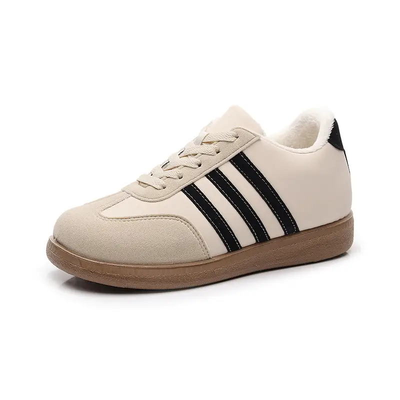 Winter New Cotton Shoes Soft Sole Non-slip Women's Casual Shoes fleece-lined Thickened Warm sneaker Comfortable All-match Cotton Shoes - Image 2